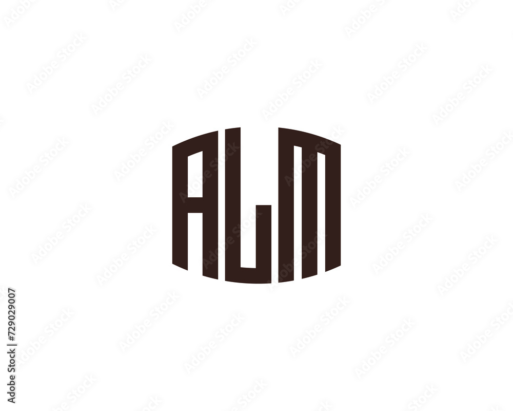 ALM Logo design vector template ALM Logo design vector template