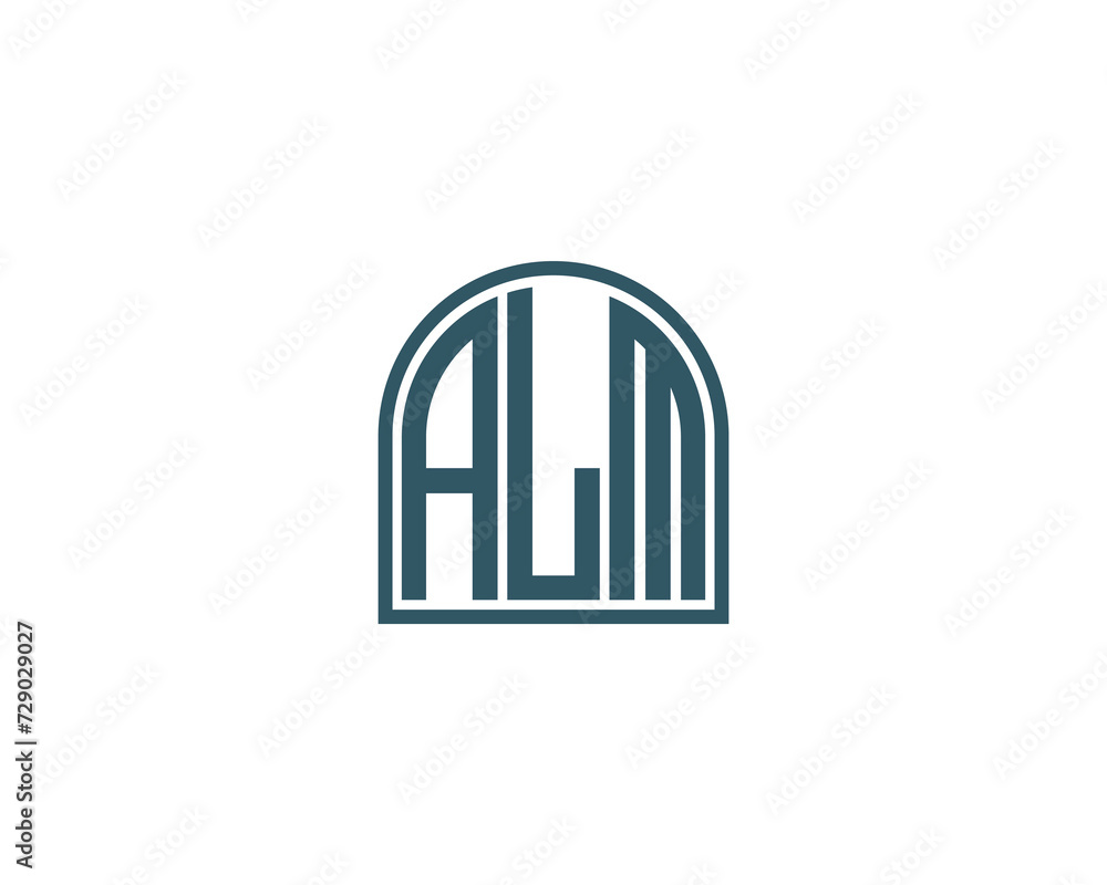 ALM Logo design vector template ALM Logo design vector template