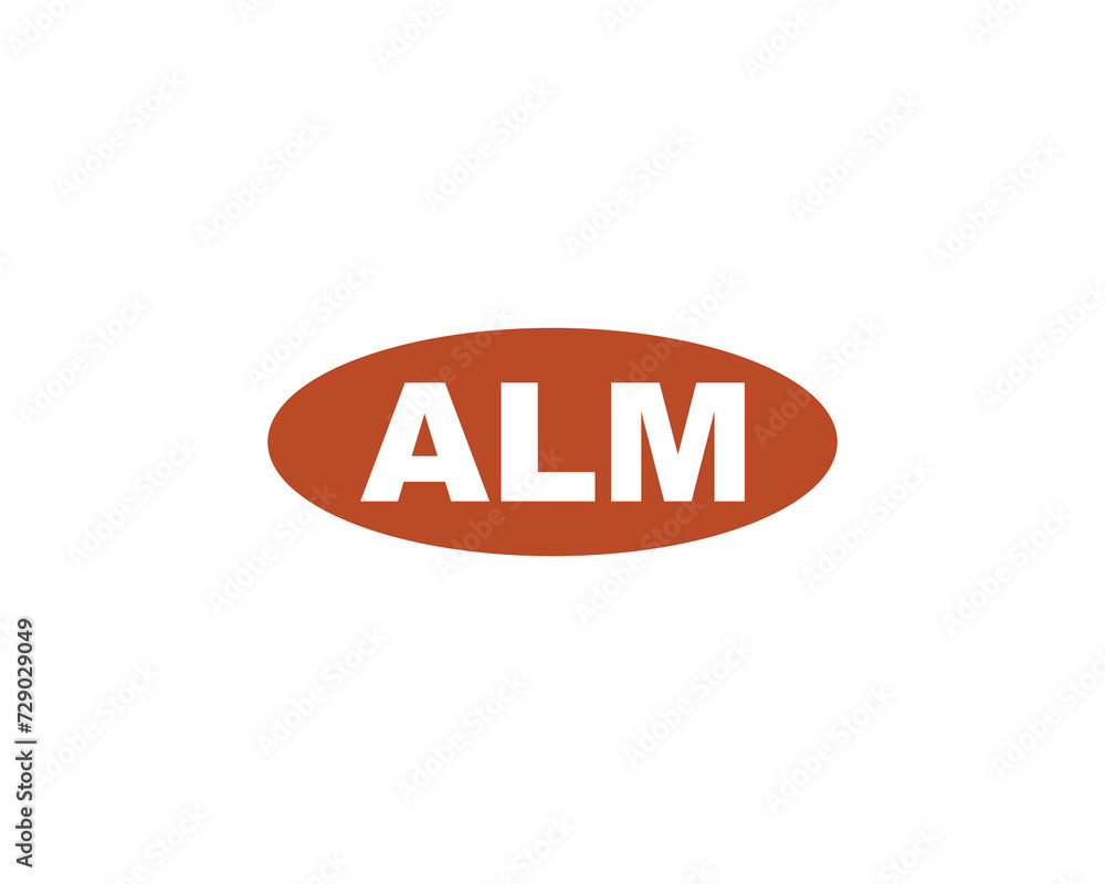 ALM Logo design vector template ALM Logo design vector template