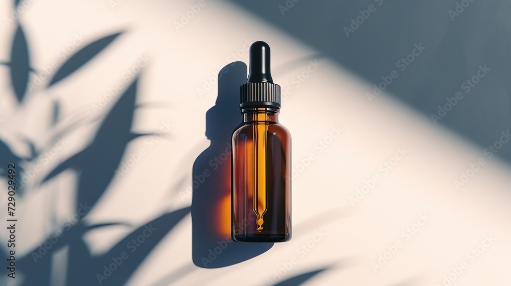 Fragrance Oil Bottle Mockup, Generative AI Fragrance Oil Bottle Mockup, Generative AI