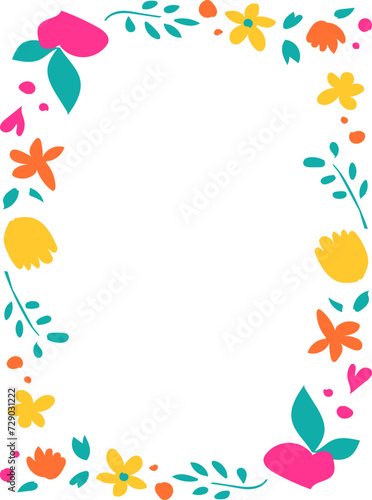 꽃 테두리, 사각 플라워 액자. 예쁜액자 테두리 가족사진 연인 돌잔치 아기사진 꾸미기