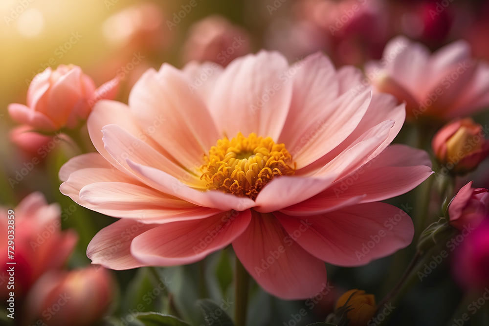 Beautiful realistic flower photography