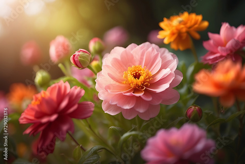 Beautiful realistic flower photography