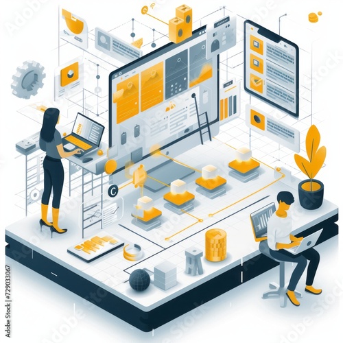 Visualization of work plans or allocation of work time, may include the use of applications or digital tools to manage work.
