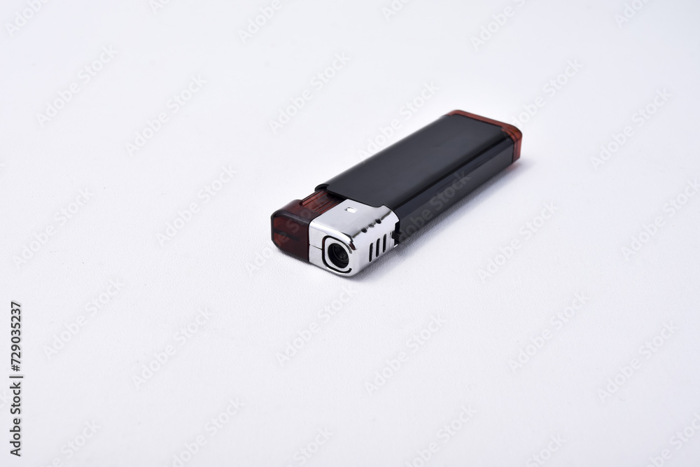 Blank gas lighter isolated on white background Blank gas lighter isolated on white background