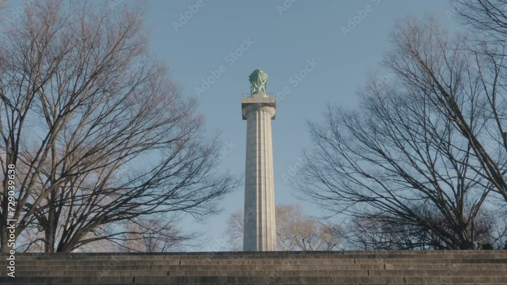 Establishing shot of The Prison Ship Martyr's Monument Establishing shot of The Prison Ship Martyr's Monument