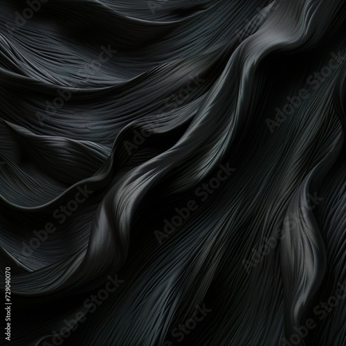 Gradient wavy black background 