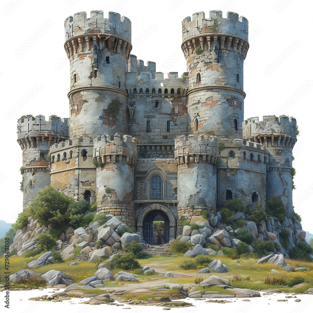 Castle fairytale 1 Remove backgrounds