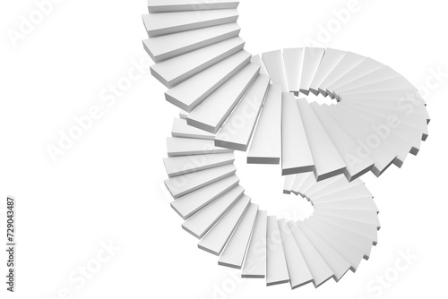 spiral staircase, transparent background