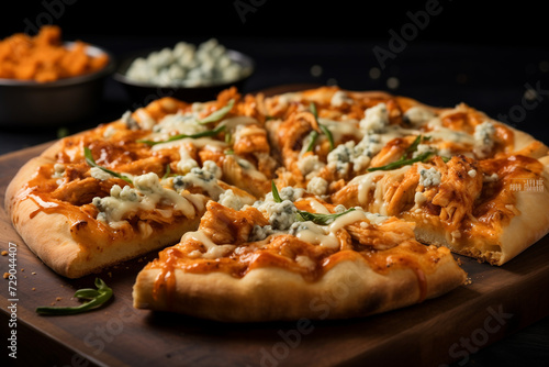 Buffalo Chicken Gourmet Pizza with Blue Cheese Collection