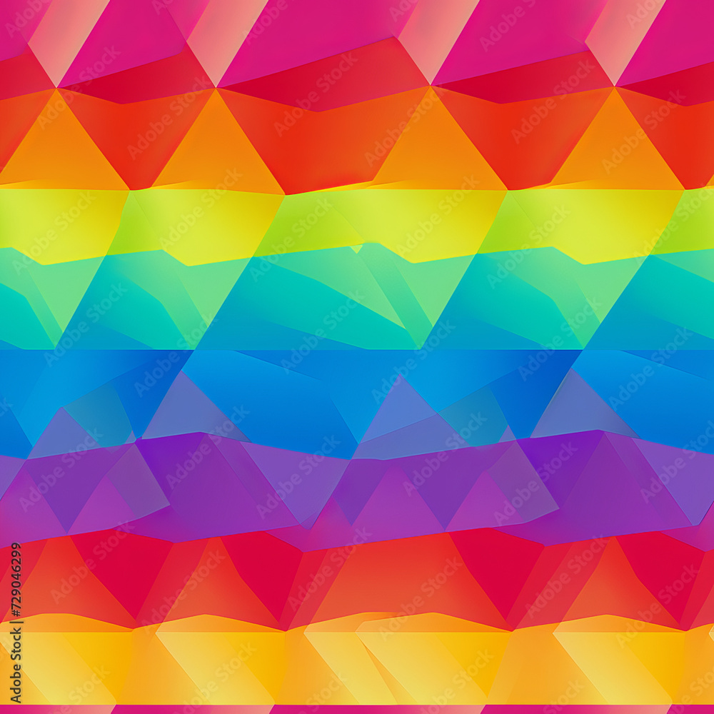 Abstract pop art bright bold geometric rainbow colors Pride flag seamless pattern background wallpaper versatile repeating pattern Abstract pop art bright bold geometric rainbow colors Pride flag seamless pattern background wallpaper versatile repeating pattern