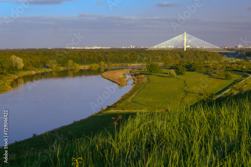 Wroclaw, Odra River, Redzinski Bridge photo