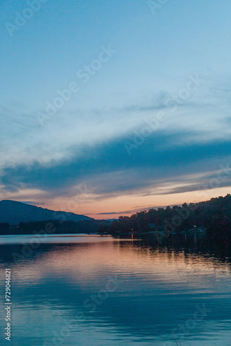 Summer sunset on Lake Lanier photo