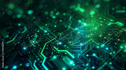composants informatiques et technologie d'intelligence artificielle, arrière plan graphique, ia générative