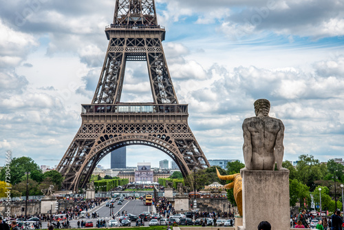 View of the Eiffel Tower from Trocadero photo