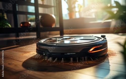 Living Space Autonomous Cleaning by Robot Vacuum