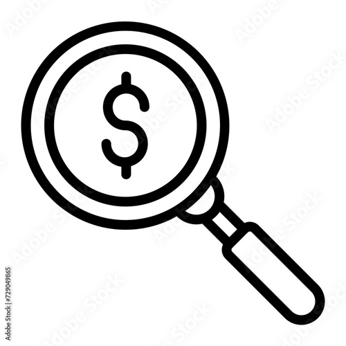Evidence Vector Line Icon