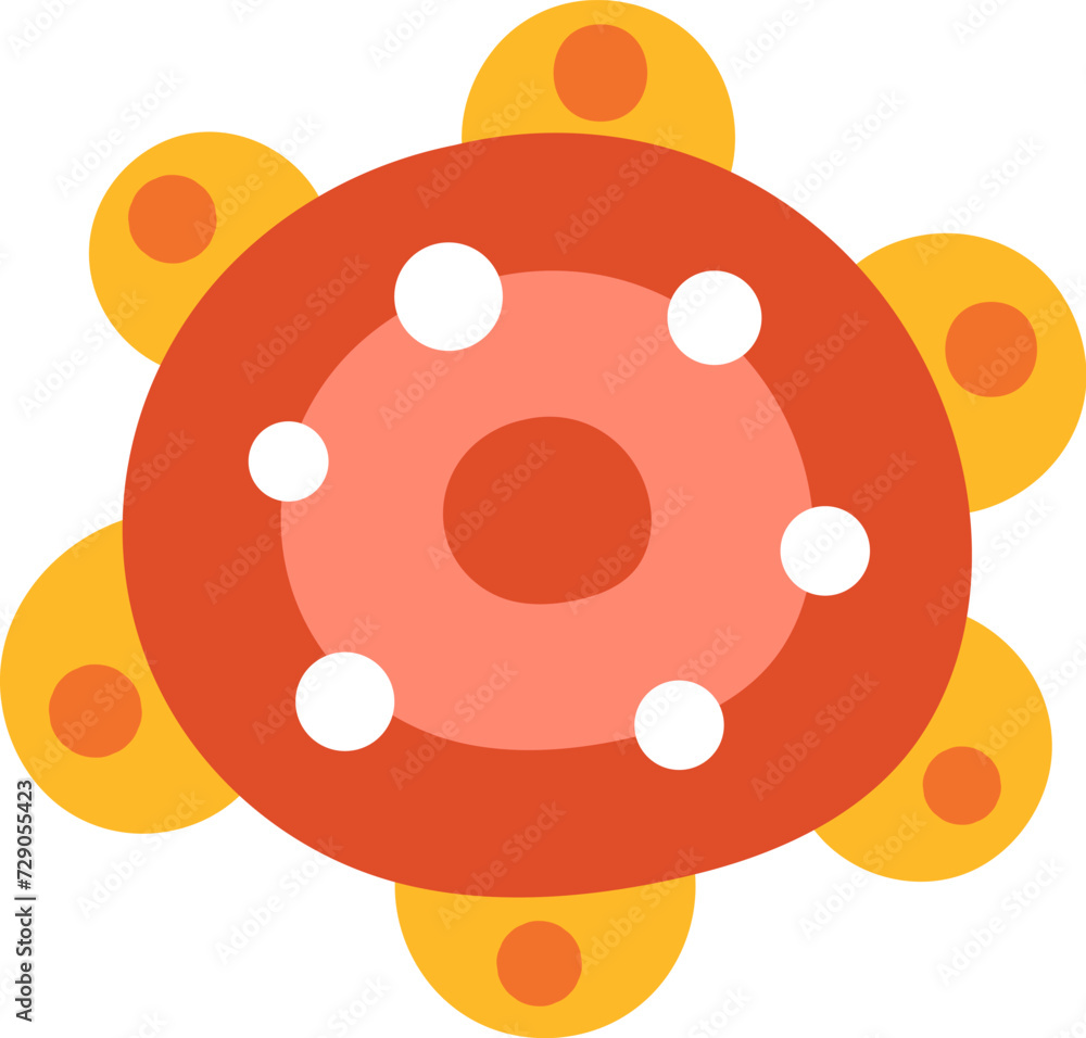 Fototapeta premium Flower Head Abstract