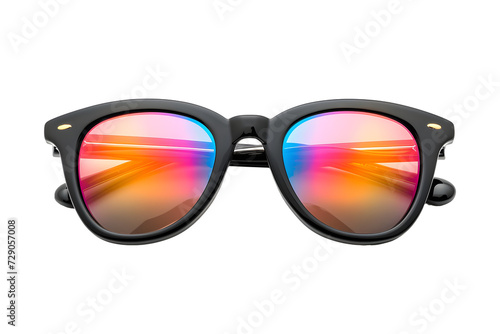 Sunglasses with colored lenses PNG