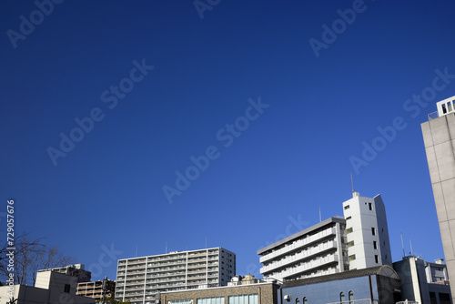 Wallpaper Mural 青空と街並み Torontodigital.ca