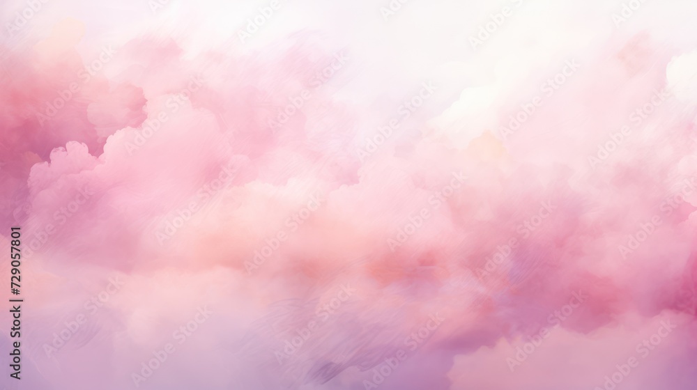 Pastel hues dance across an abstract sky, creating a serene atmosphere.