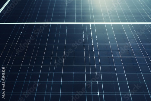 Solar panel background closeup Generative Ai