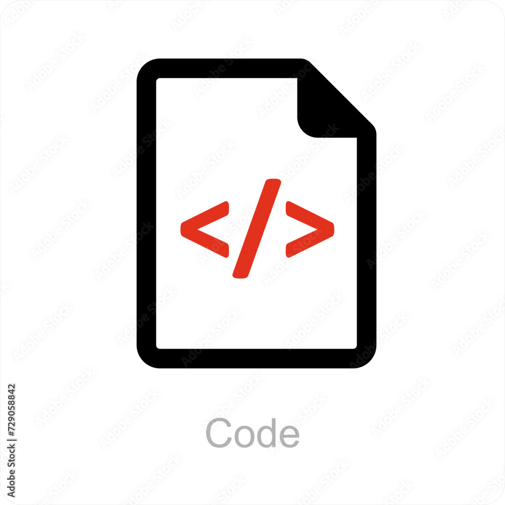 code and programming icon concept code and programming icon concept
