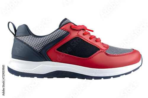 Red and black sneakers PNG