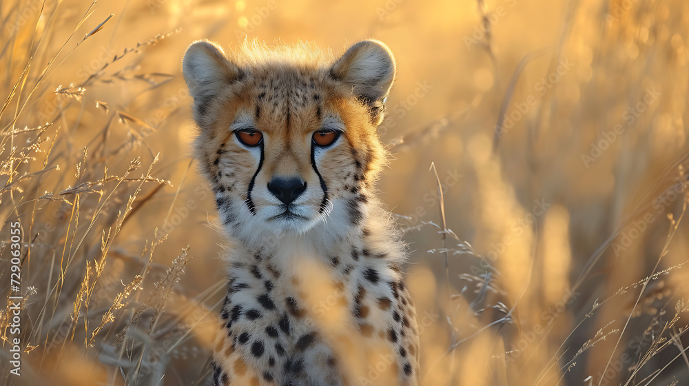Obraz premium portrait of a cheetah