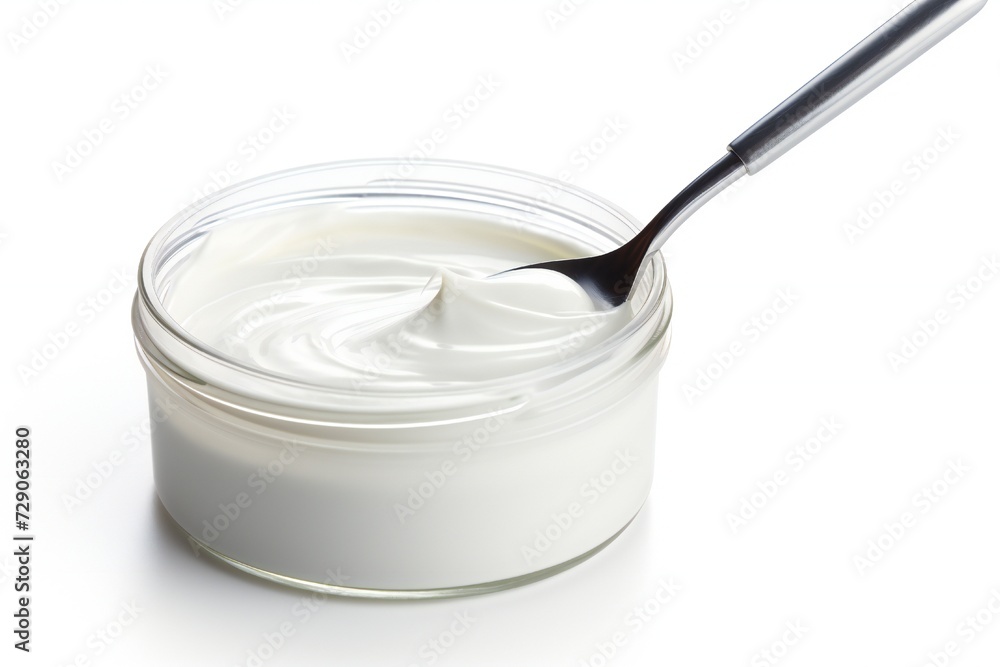 White sealant on a white background Generative Ai White sealant on a white background Generative Ai