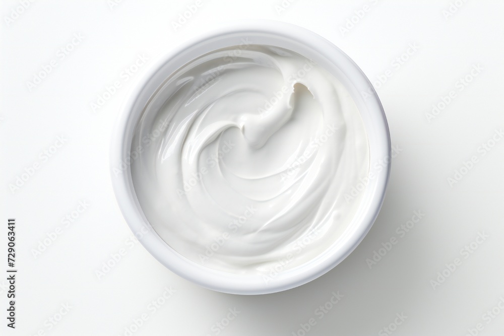 White sealant on a white background Generative Ai White sealant on a white background Generative Ai