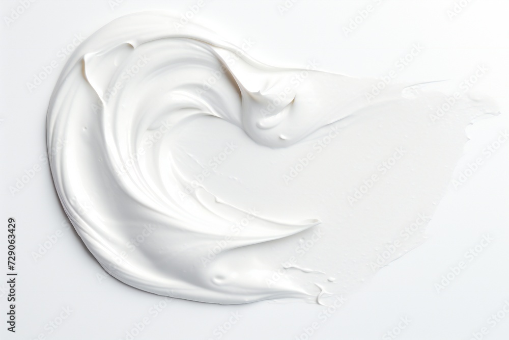 White sealant on a white background Generative Ai White sealant on a white background Generative Ai