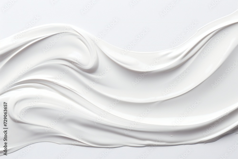 White sealant on a white background Generative Ai White sealant on a white background Generative Ai