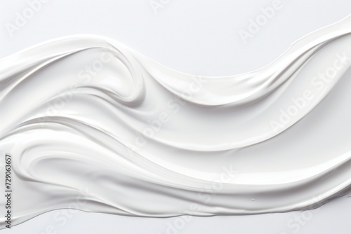 White sealant on a white background Generative Ai photo