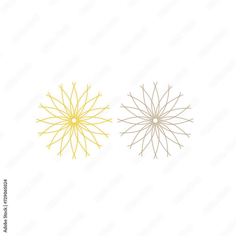Fototapeta premium AYURVEDA SPA WELLNESS RESORT SIGN SYMBOL LOGO ISOLATED ON WHITE