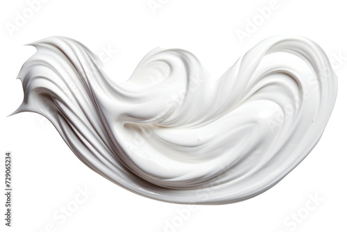 Shaving cream on a transparent background Generative Ai