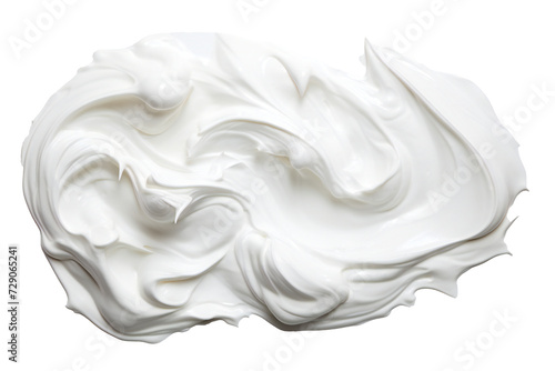 Shaving cream on a transparent background Generative Ai
