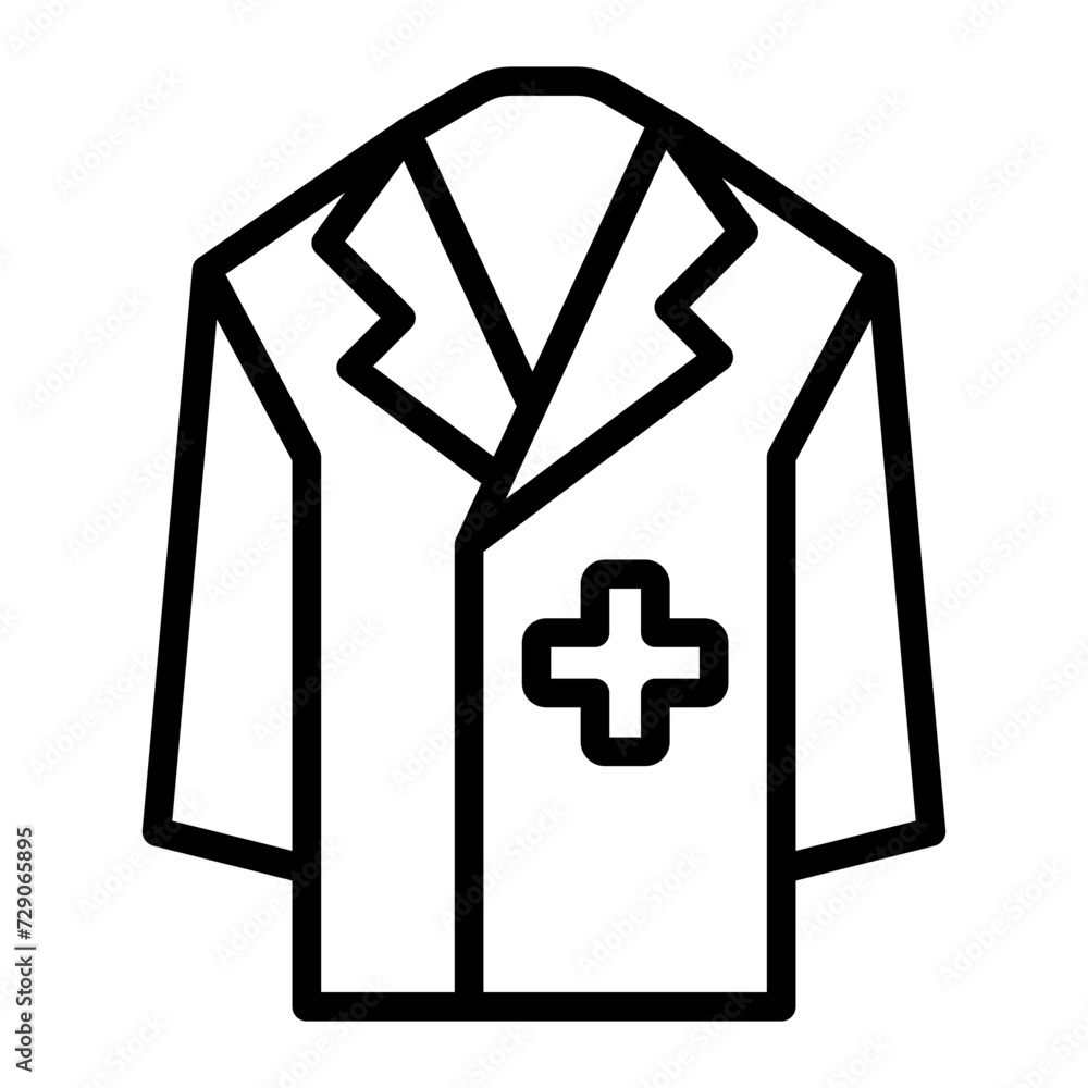 Obraz premium Lab Coat Icon