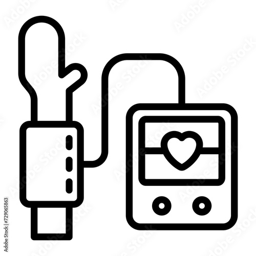 Blood Pressure Monitor Icon