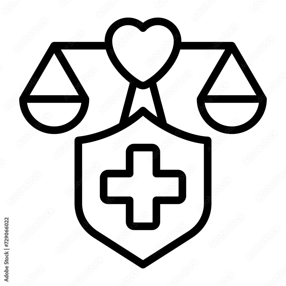 Obraz premium Medical Ethics Icon