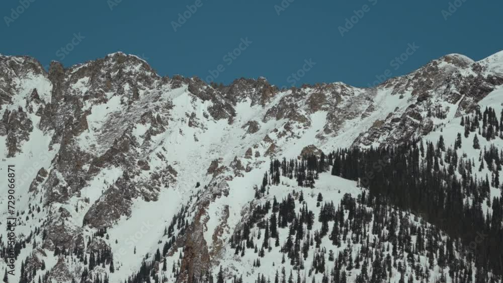 Ten Mile Range Copper Mountain Colorado mid winter snowy peaks