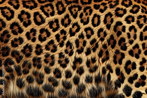 Close-Up View of Exquisite Leopard Spots Pattern