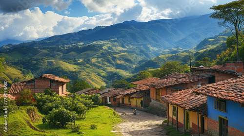 Wallpaper Mural Colombia village.  Torontodigital.ca
