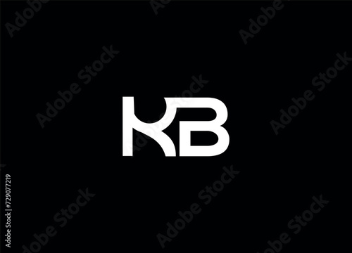 KB initial logo design and monogram logo © Raju