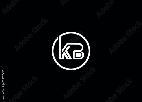 KB initial logo design and monogram logo