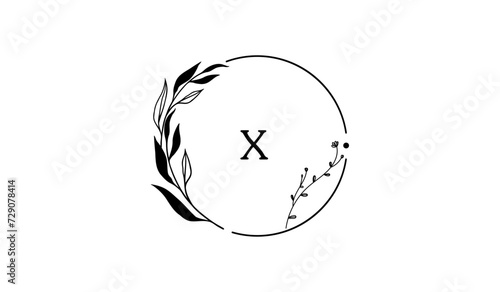 Luxury Circular Floral Alphabetical Logo