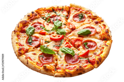 pizza, cut out - stock png.