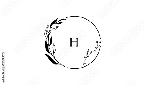 Luxury Circular Floral Alphabetical Logo
