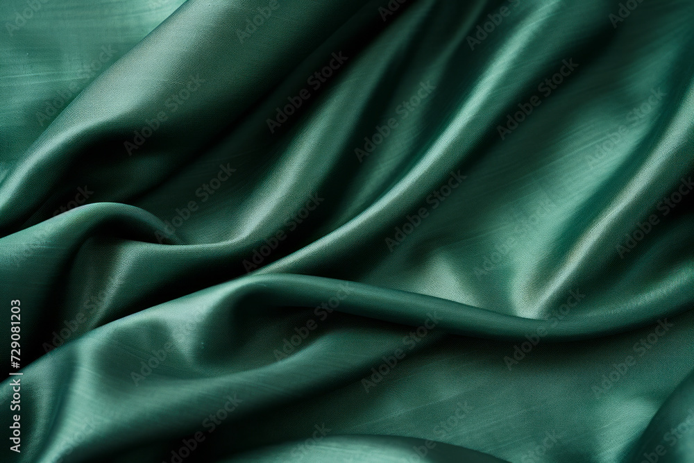 Green fabric with very soft feel to it's surface. Green fabric with very soft feel to it's surface.