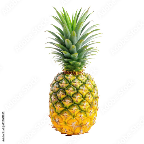 pineapple isolates on transparency background PNG © KimlyPNG